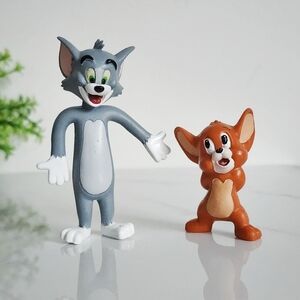 🧀 Vintage 1992 Jerry Figurine Applause + TEC Tom Collectible Cartoon Toy